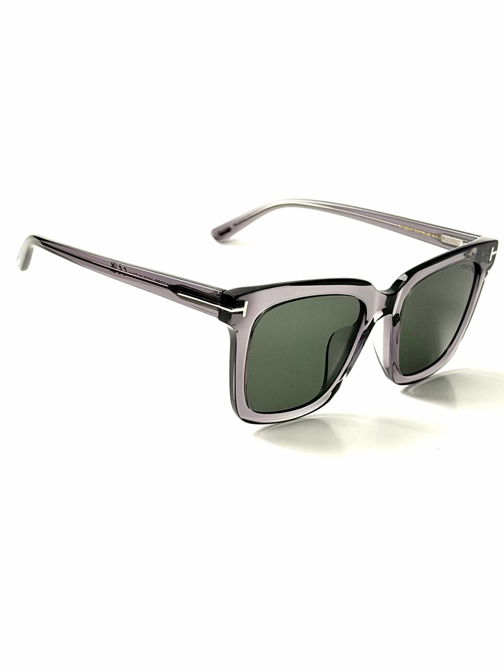 Tom Ford TF 0969K 20A Square Crystal Gray 55mm Sunglasses Frame - Picture 3 of 8